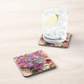 Magnificat Luke 1:46 Getränkeuntersetzer (Rechte Seite)