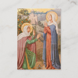 Magnificat - Prayer Card (Flat) Visitenkarte