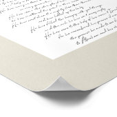 Magnificat Print - Braun, Englisch Poster (Ecke)