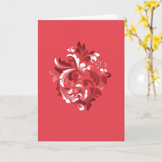 Magnificat (rot) karte (Gelbe Blume)