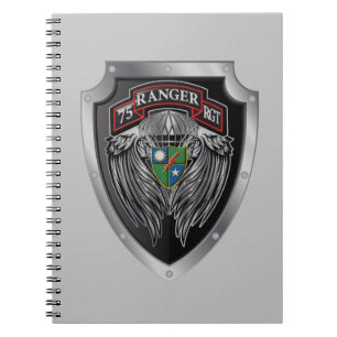 Magnificent 75. Ranger Regimental Scroll Notizblock
