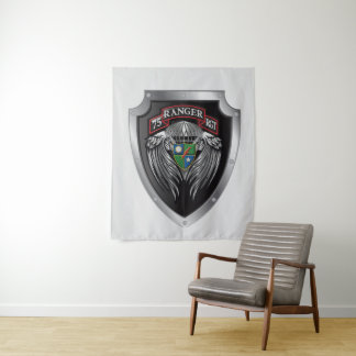 Magnificent 75. Ranger Regimental Scroll Wandteppich
