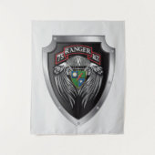 Magnificent 75. Ranger Regimental Scroll Wandteppich (Vorderseite)