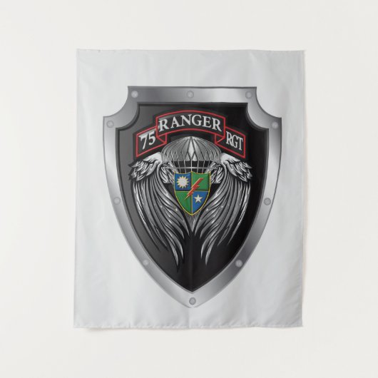 Magnificent 75. Ranger Regimental Scroll Wandteppich (Vorderseite)