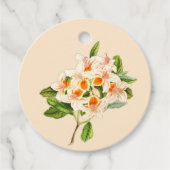Magnificent azalea, Blumenorange Geschenkanhänger (Vorderseite)