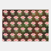 Magnificent azalea, Blumenorange Geschenkpapier Set (Vorderseite 3)