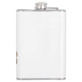 Magnificent Black Stallion Flachmann (Rückseite)