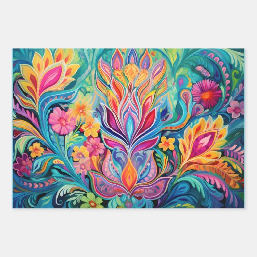 Magnificent Diwali Geschenkpapier Set (Vorderseite 2)