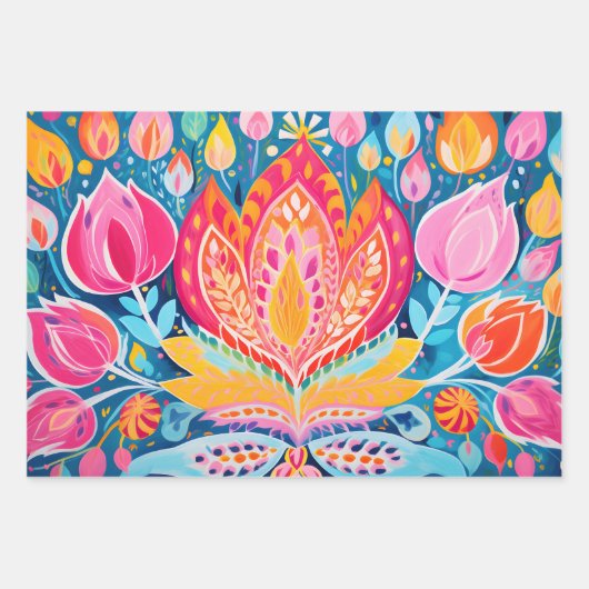 Magnificent Diwali Geschenkpapier Set (Vorderseite)