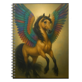 Magnificent Horse With Spectacular Wings Notizblock