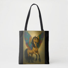 Magnificent Horse With Spectacular Wings Tasche