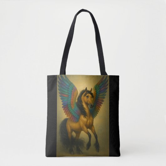 Magnificent Horse With Spectacular Wings Tasche (Vorderseite)