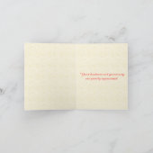 Magnificent Hummingbird Dankeschön Note Card Dankeskarte (Innenseite)