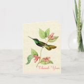 Magnificent Hummingbird Dankeschön Note Card Dankeskarte (Vorderseite)