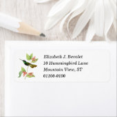 Magnificent Hummingbird Return Address Label (Insitu)