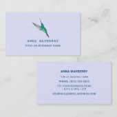 Magnificent Hummingbird Visitenkarte (Vorne/Hinten)