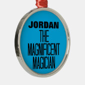 Magnificent Magician Silbernes Ornament (Rechts)