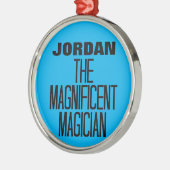 Magnificent Magician Silbernes Ornament (Links)