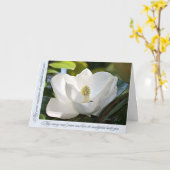 Magnificent Magnolia Karte (Gelbe Blume)