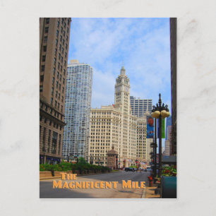 Magnificent Mile - Chicago Illinois Postkarte