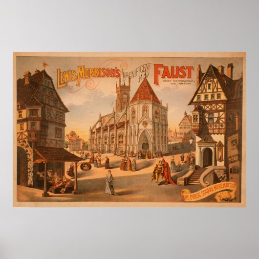 Magnificent New Faust Nürnberg Deutschland Poster (Vorne)
