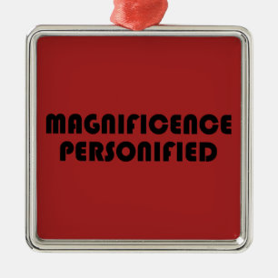 Magnificent Personified Ornament Aus Metall