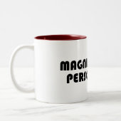 Magnificent Personified Zweifarbige Tasse (Links)