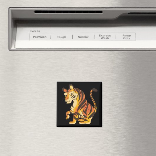 Magnificent Tiger Magnet (In Situ (Geschirrspüler))