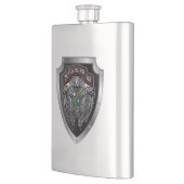 Magnificent Winged 75. Ranger Regimental Scroll Flachmann (Links)