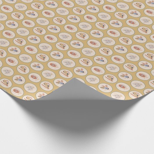 Magnified Bugs Geschenkpapier (Ecke)