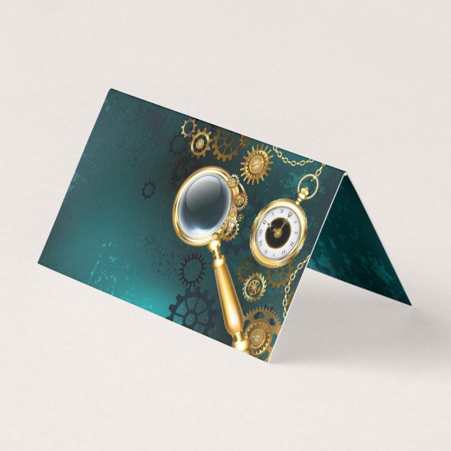 Magnifier in Steampunk Style (Vorderseite)