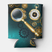 Magnifier in Steampunk Style Dosenkühler (Vorderseite)