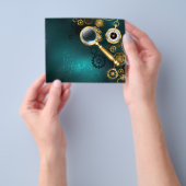 Magnifier in Steampunk Style Flyer (Gruppe)