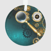 Magnifier in Steampunk Style Ornament (Rückseite)