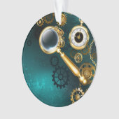 Magnifier in Steampunk Style Ornament (Vorderseite)