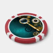Magnifier in Steampunk Style Pokerchips (Einzeln)