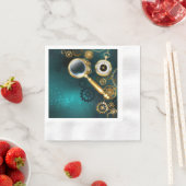 Magnifier in Steampunk Style Serviette (Beispiel)