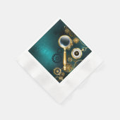 Magnifier in Steampunk Style Serviette (Ecke)