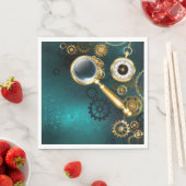 Magnifier in Steampunk Style Serviette (Beispiel)