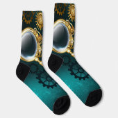 Magnifier in Steampunk Style Socken (Rechts)