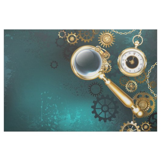 Magnifier in Steampunk Style Stoff (Yard (91,4 cm))