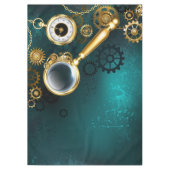 Magnifier in Steampunk Style Tischdecke (Vorderseite)