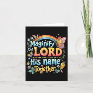 Magnify The Lord Christlich Vbs 2025 Christlich Su Karte