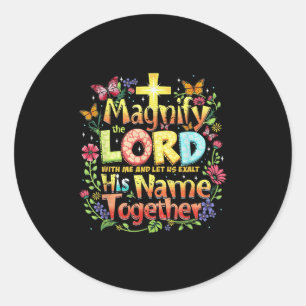 Magnify The Lord Christlich Vbs 2025 Christlich Su Runder Aufkleber