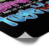 Magnify The Lord With Me Psalm 34_3 Insect Bug Fai Poster (Ecke)