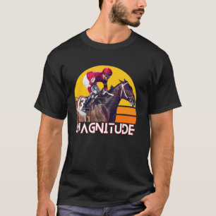 Magnitude Pferd, Pferderennen, Del Mar, Santa Anit T-Shirt