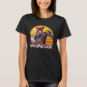 Magnitude Pferd, Pferderennen, Del Mar, Santa Anit T-Shirt