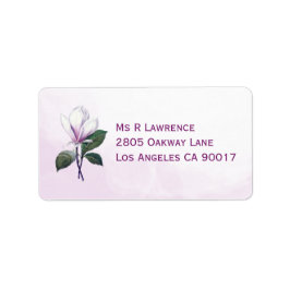 Magnolia Address Labels Adressaufkleber