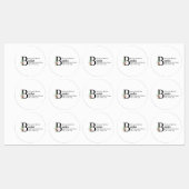 Magnolia-Adressetikett Etiketten (Blatt)