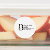 Magnolia-Adressetikett Etiketten (Befestigt)